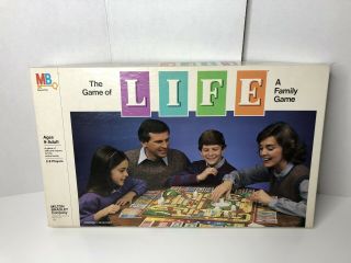 Vintage 1985 Edition The Game Of Life Board Game Milton Bradley 100 Complete