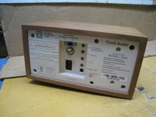 Vintage Classic Tivoli Audio Model One Table Radio by Henry Kloss Walnut Finish 3