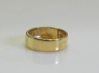 Tiny Vintage Estate 14k Yello Gold Baby Band/ring Slide Bracelet/ring Not Scrap