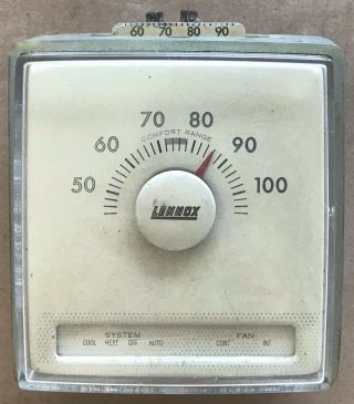 Lennox Vintage C.  1958 Home Thermostat