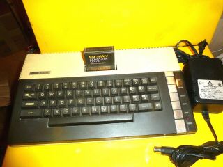 Vintage Atari 800xl Computer W/power Supply & Pacman Game