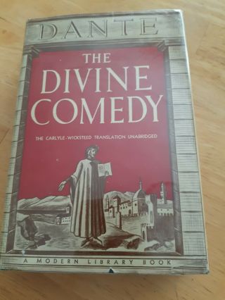 Near Perfect 1932 Dante Alighieri The Divine Comedy Modern Library Ed Hc/dj