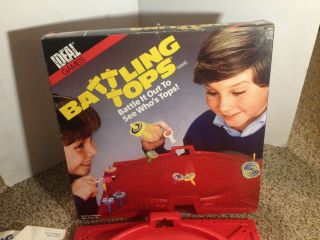 Vintage 1986 Ideal Toys Battling Tops Game (100 Complete)