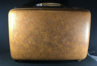 Vintage American Tourister Hardshell Briefcase – Attache Brown Combination Lock