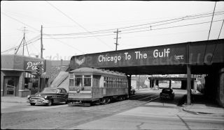 Chicago Transit Authority Cta Surface Lines Streetcar 1759 Orig Negative Tram