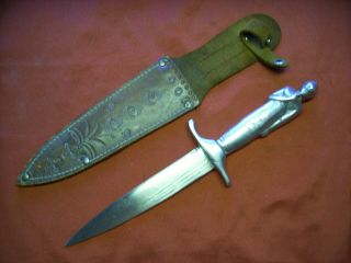 Unknown Vintage German African Figural Sword Dagger Knife