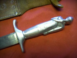 unknown vintage German African figural sword dagger knife 2