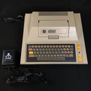 Vintage Atari 400 Computer System With Power Supply Turns On