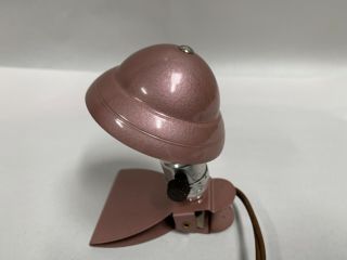 Vtg Modern Eames Era Vuette Book n Bed Clip On Reading Task Lamp (A5) 2