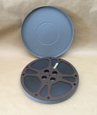 Vintage " Ticker Tape " Film 16mm Film Canister & Reel