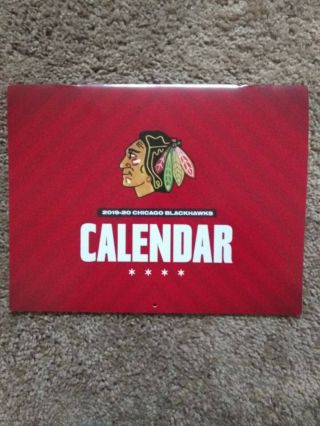 2019 - 20 Chicago Blackhawks (national Hockey League) Official Team Calendar