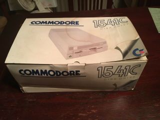 Vintage Commodore 1541c Disc Drive W/ Manuals
