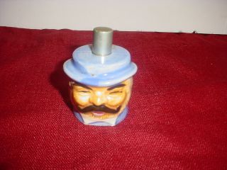Vintage Table Cigarette Lighter - Figure Mans Head - Japan Ceramic/porcelain.