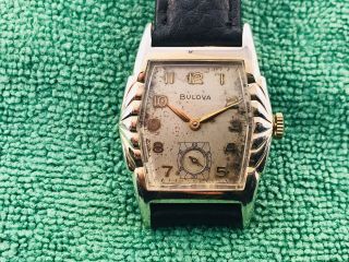 Vintage Bulova Clam Shell Wrist Watch