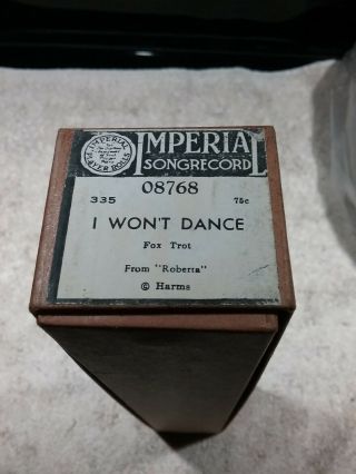 Vintage Imperial Player Piano Roll 08768 " I Won 