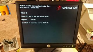 Packard Bell Legend 301cd - 60 Mhz 8mb Ram - Ms - Dos 6.  22 And Windows 3.  1