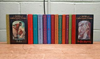 Complete Set Lemony Snicket A Series Of Unfortunate Events Volumes 1 - 13 33a