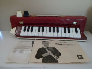 Vintage Hohner Melodica Piano 27 With Case Made In Germany