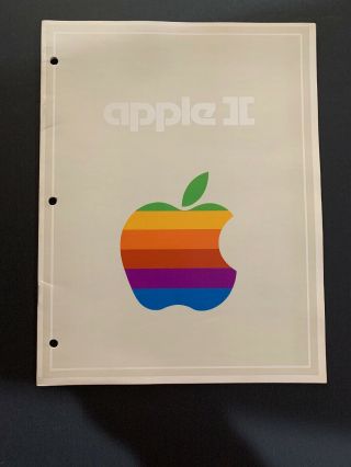 Vintage Apple Ii Personal Computer System Specification Booklet