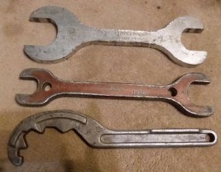 3 Vintage Aluminum Wrench Acme Machine Products 1 3/8,  2,  2 1/4,  2 3/4,  Other