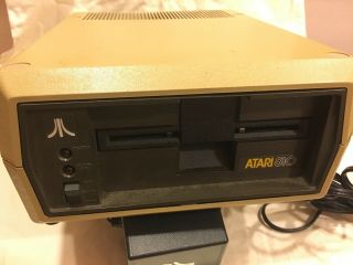 Vintage Atari 810 5 1/4 " Floppy Disk Drive With Power Supply And Chord