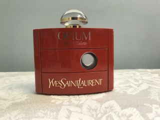 Vtg Yves Saint Laurent Opium - Eau De Toilette - 120 Ml / 4 Fl Oz Empty