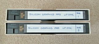 Silicon Graphics Computer System Sgi Two Lip Sync Vhs Tape - Unedited
