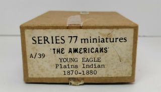 Vintage Series 77 Plains Indian 1880 - 1890 Young Eagle A/39 Metal Model Kit.