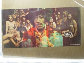 Jimi Hendrix Guitarist Rock Vintage Poster Garage 1970 