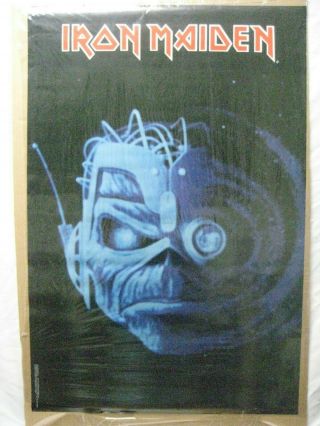 Iron Maiden Rock Vintage Poster Garage 1987 Space Eddy Cng927