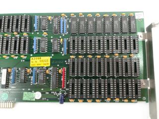 Commodore Amiga A2000 A2058 8 MB Ram Card Rev 4 RAM Expansion 3