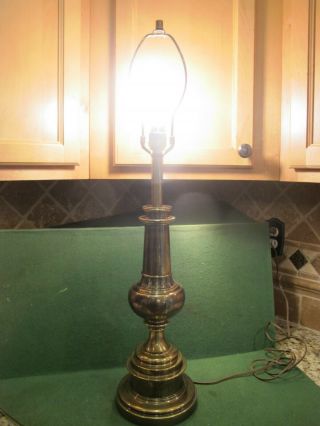 Vintage Stiffel?? Brass Table Lamp 30 