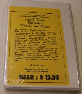 VERY RARE FORTH by Elcomp for Commodore 64 - 2
