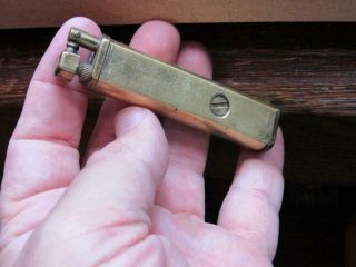 Rare Vintage Antique Cigarette Lighter Casablanca Brass Lift Arm (19i1)