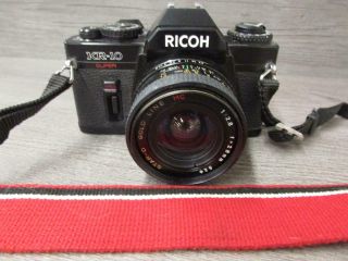 Vintage Ricoh Kr - 10 35mm Slr Film Camera 28mm 2.  8 16 Sec.  Shutter