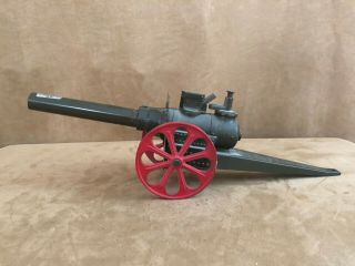 Vintage Cast Iron Conestoga Big Bang 10cc Cannon 18 " Long Antique Toy Army