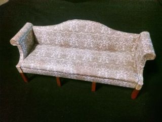 Vintage Miniature Dollhouse Furniture 1950s 1960s Antique Couch Sofa