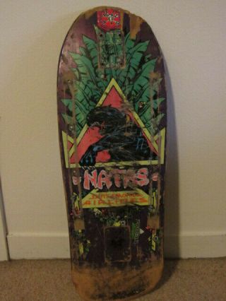 Vintage Sma Natas Kaupas Black Panther 1988 Santa Cruz Skateboard