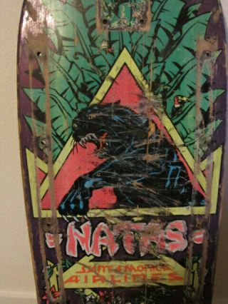 Vintage SMA Natas Kaupas Black Panther 1988 Santa Cruz Skateboard 2