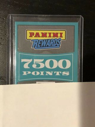 7500 Panini Rewards Points And Ready To Be Redeemed 