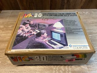 Commodore Vic - 20 Personal Computer Box Power Cord Matching Serial Not