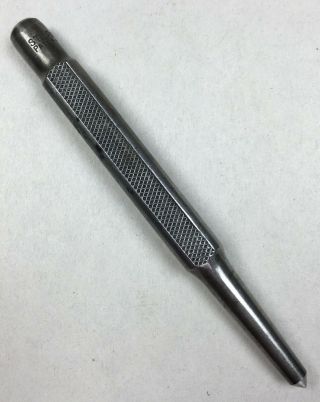 Rare Vintage L.  S.  Starrett Tool Co.  4 - 1/2 " Square Pin Punch Machinist Tool Usa