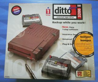 Oem Iomega Ditto Easy 3200 External Backup Tape Drive For Windows 95
