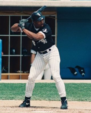 1993 Bo Jackson Chicago White Sox Baseball Action Glossy Photo 8x10 Picture Wow