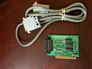 Alphasyntauri Musical Keyboard Interface Card W Cable For Apple Ii Computer