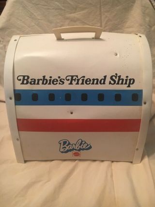 Vintage Barbie: 1972 Friend Ship United Airplane By Mattel W/ Accessories