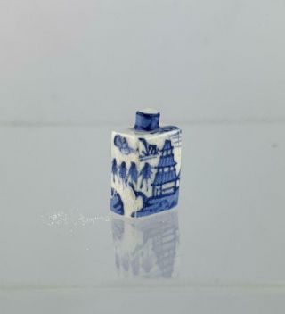 Deborah Mcknight Artisan 1:12 Dollhouse Miniature Chinese Export Tea Caddy