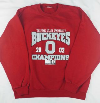 Vintage Ohio State Buckeyes 2002 Big Ten Champions Sweatshirt (size L?)