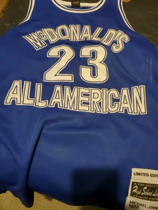 Michael Jordan Mcdonalds All American High School Legends Jersey