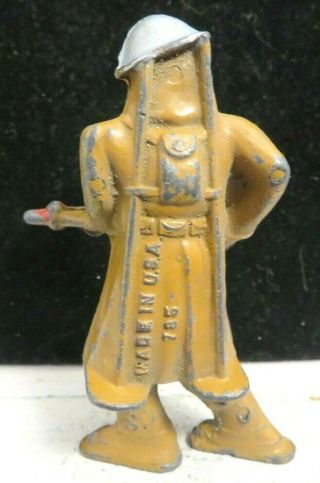 Vintage Barclay Lead Toy Soldier Skier In Brown No Skis B - 137 2